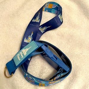 Disney 50th Anniversary reversible lanyard